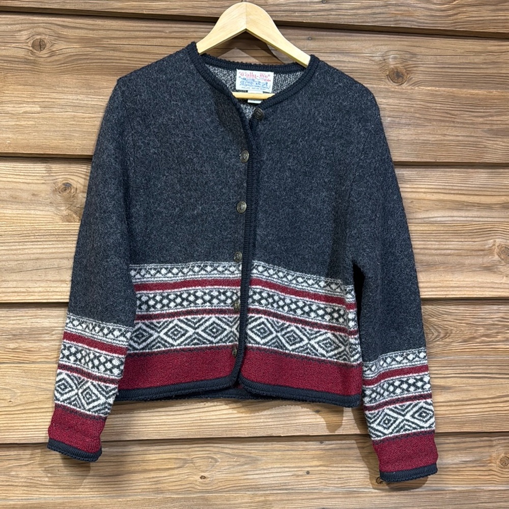 Vintage Tally Ho Wool Cardigan